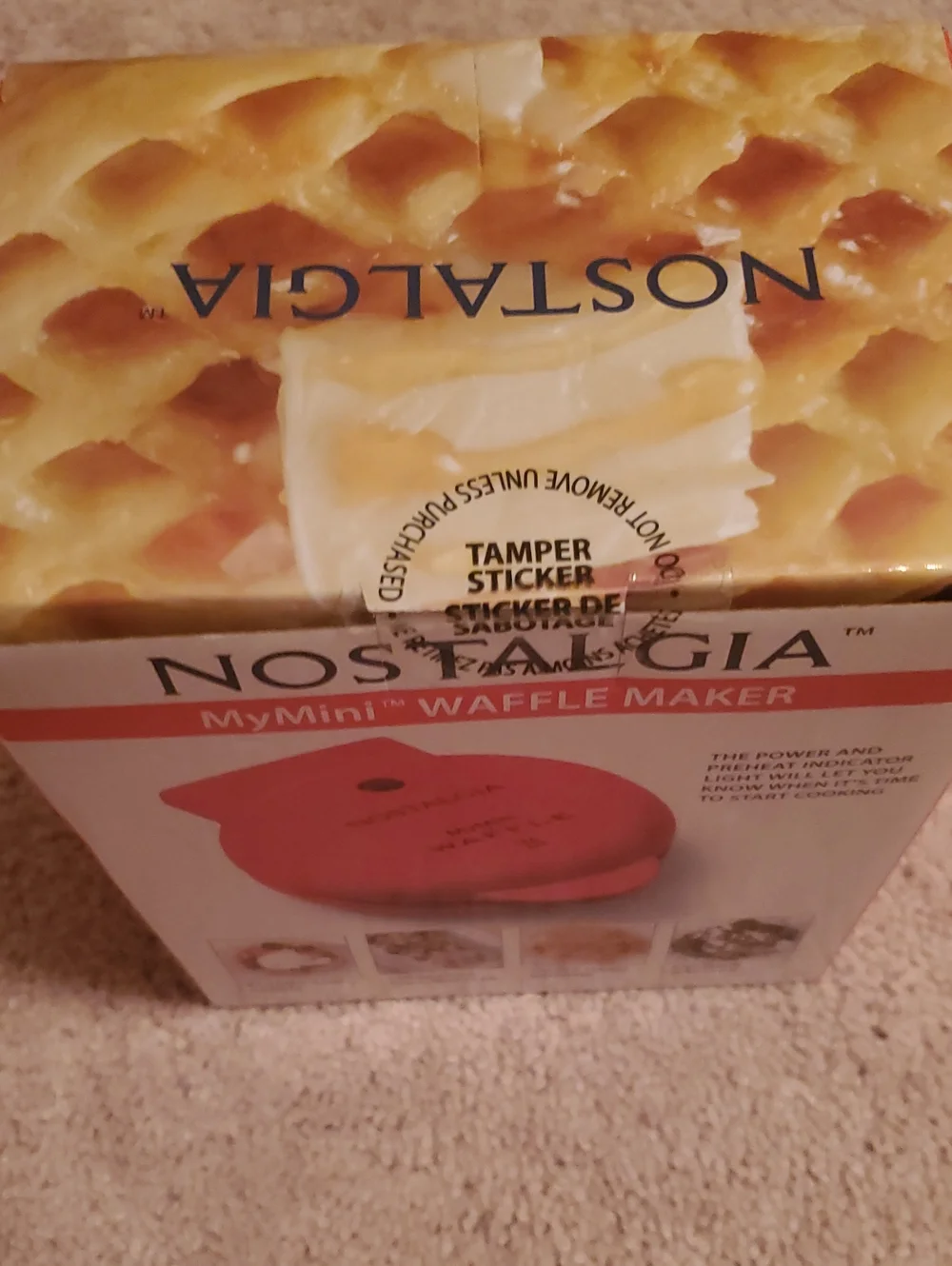 Nostalgia MyMini Waffle Maker